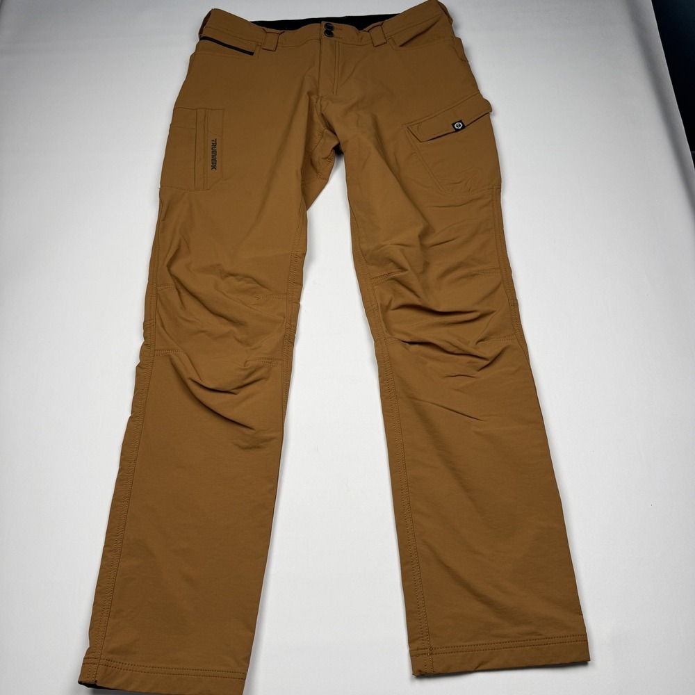 Truewerk Pants Mens 36x36 Brown T2 Werkpant Cargo Tech Stretch Workwear Outdoor